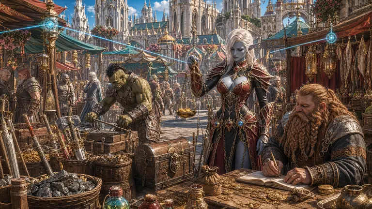 Lineage2AI AI MMORPG projekto vizualizacija 2